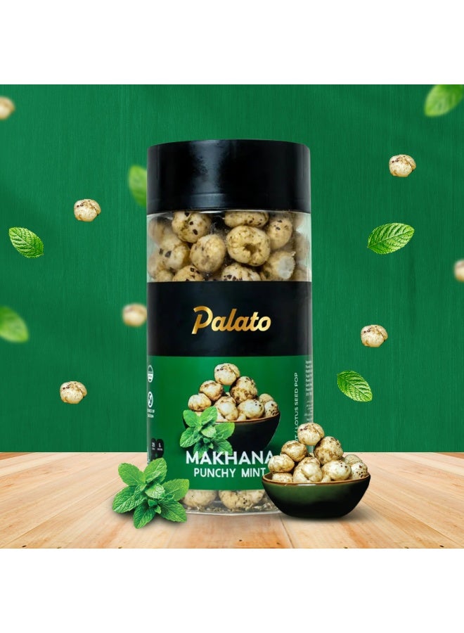 Palato Premium Gourmet Jumbo Size Makhana (Foxnut) Punchy Mint - Image 4